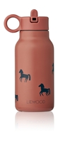 Liewood Falk Wasserflasche 250ml Horses/Dark rose