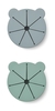 Liewood Kelly Snackbox 2er Set Blue fog peppermint