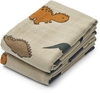 Liewood Lewis Mulltücher 2er Pack Dinosaurs / Mist