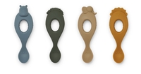 Liewood Liva Silikonlöffel 4er Pack safari blue mix