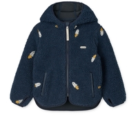 Liewood Mara Fleecejacke Gr.110 Rocket / Classic navy
