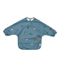 Liewood Merle bedrucktes Ärmellätzchen Fun,  Beach blue