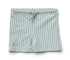 Liewood Otto Seersucker Badehose Sea blue white Gr.98 sea blue/white
