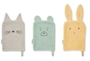 Liewood Sylvester Waschlappen 3er Pack dusty mint multi mix