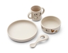 Liewood Vivi Silikongeschirrset 4er Pack Farm / Sandy