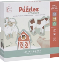 Little Dutch 6-in-1 Puzzle-Set Little Farm