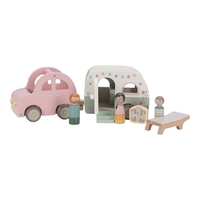 Little Dutch Spielzeugauto mit Wohnwagen