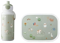 Little Dutch x Mepal Lunchset Pop-Up Flasche und Dose,  Little Farm
