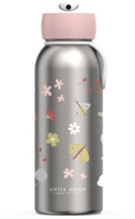 Little Dutch x Mepal Thermoflasche Flip-Up 350ml,  Flowers & Butterflies