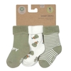 Lässig Baby Socken Frottee 3er Pack 4-12 Monate Pear light khaki