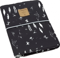 Lässig Casual Changing Pouch kleine Wickeltasche federn schwarz