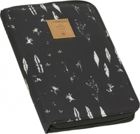 Lässig Casual Document Pouch Mutterpasshülle federn schwarz