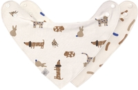 Lässig Dreieckstuch Baby-Bandana 2er Set Little Mateys royal blue