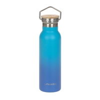 Lässig Edelstahl Kinder Trinkflasche 460ml Unique Gradient Blau