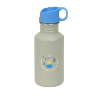 Lässig Edelstahl Kinder Trinkflasche 500 ml - Sunny Explorer Grün