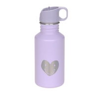 Lässig Flasche Stainless Steel Little Gang,  Heart Lilac