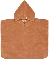 Lässig Frottee Poncho GOTS caramel 80/98 (12-36 Monate)