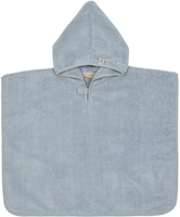 Lässig Frottee Poncho GOTS light blue 80/98 (12-36 Monate)