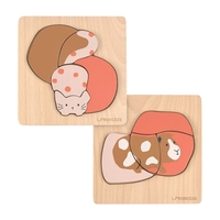 Lässig Holzpuzzle Little Mateys Katze,  2er Set