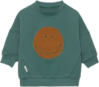 Lässig Kids Sweater GOTS Little Gang 7-12 Monate Smile green