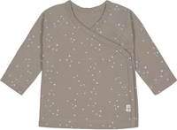 Lässig Kimono Shirt GOTS 50/56 Sprinkle taupe