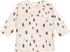 Lässig Kimono Shirt GOTS 62/68 Bricks milky