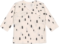 Lässig Kimono Shirt GOTS 62/68 Bricks milky