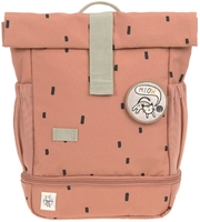 Lässig Kindergartenrucksack Mini Rolltop Happy Prints caramel