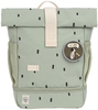 Lässig Kindergartenrucksack Mini Rolltop Happy Prints light olive