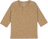 Lässig Langarm Shirt GOTS 74/80 Dots curry