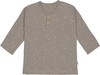 Lässig Langarm Shirt GOTS 74/80 Sprinkle taupe