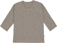 Lässig Langarm Shirt GOTS 74/80 Sprinkle taupe