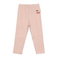 Lässig Leggings geribbt 74/80 Cherry peach