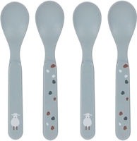 Lässig Löffel Set PP/Zellulose Tiny Farmer Schaf blau