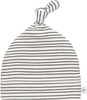Lässig Mütze GOTS Beanie 74/80 Striped grey/anthracite