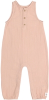 Lässig Mull Jumpsuit GOTS 74/80 powder pink