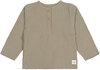Lässig Mull Langarmshirt GOTS 74/80 olive