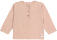 Lässig Mull Langarmshirt GOTS 98/104 powder pink