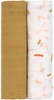 Lässig Mulltücher 2er Pack 120x120cm Little Mateys spicy orange