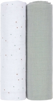 Lässig Mulltücher 2er Pack 120x120cm Waschbär