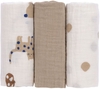 Lässig Mulltücher 3er Pack 60x60cm Little Mateys royal blue