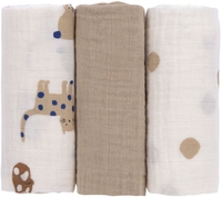 Lässig Mulltücher 3er Pack 60x60cm Little Mateys royal blue