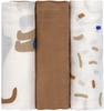 Lässig Mulltücher 3er Pack 80x80cm Little Mateys royal blue