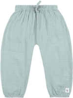 Lässig Musselin Hose GOTS silver grey Gr. 98/104