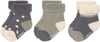 Lässig Neugeborenen-Socken GOTS 4-12 Monate anthracite/olive