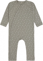 Lässig Pyjama GOTS 74/80 Speckles olive