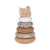 Lässig Ring-Stapelturm aus Holz Little Mateys,  Katze