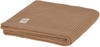 Lässig Strickdecke GOTS Waffeloptik light brown