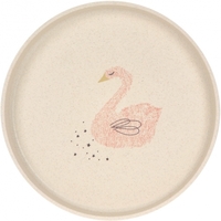 Lässig Teller PP und Zellulose Little Water Swan