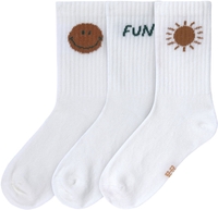 Lässig Tennis Socken GOTS 3er Pack,  Little Gang Fun 23-26